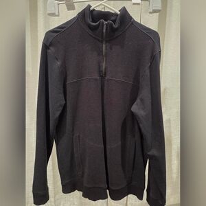 Calvin Klein Black Zip-Up Sweater